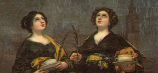 Sante Giusta e Rufina di Francisco de Goya (1817)
